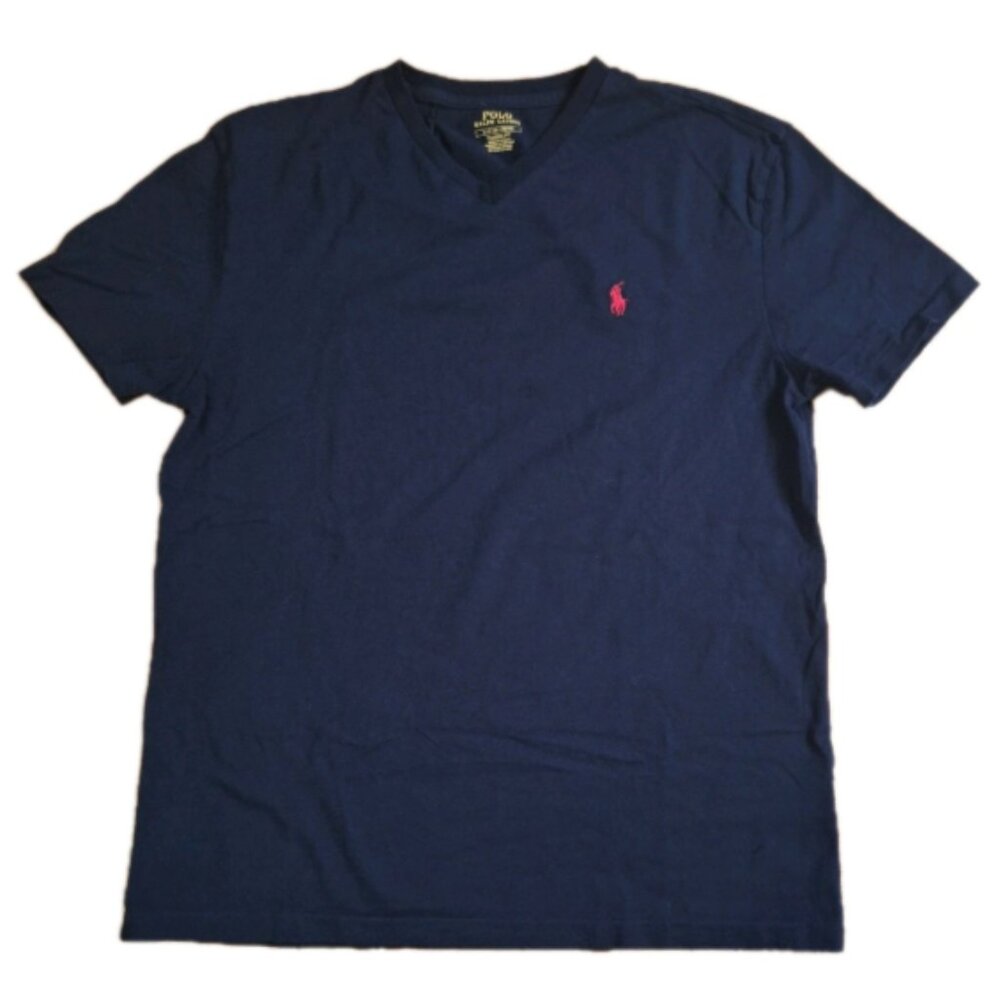 POLO RALPH LAUREN CLASSIC FIT V-NECK TEE SIZE SMALL